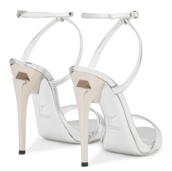 giuseppe zanotti BNIB mirrored silver ⚡️ heels - Picture 10 of 13